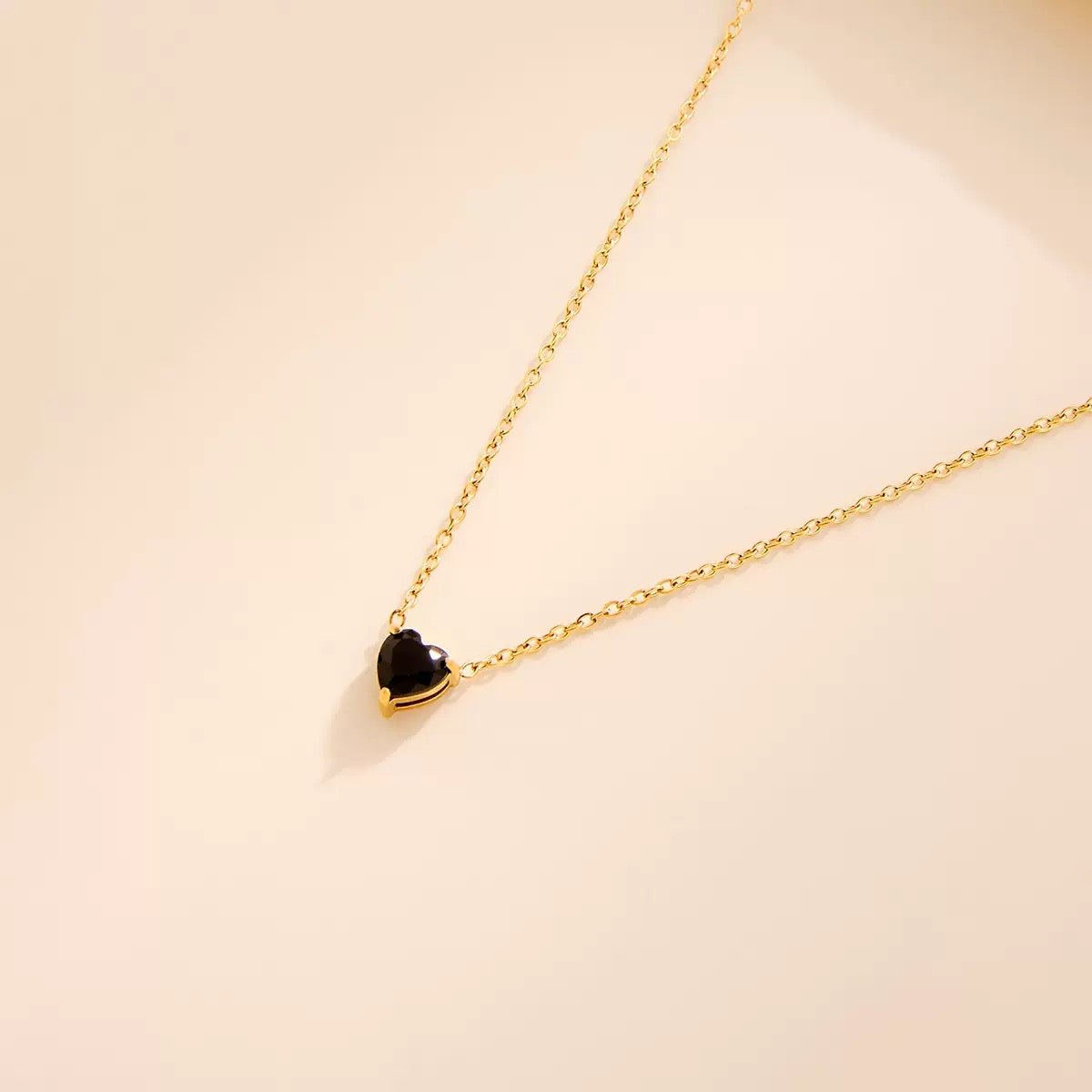 Heart Birthstone Dainty Pendant Necklace - Image 13