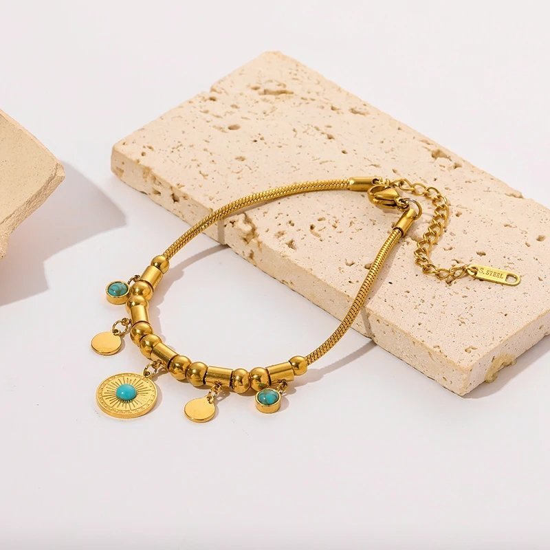 Retro Gold Plated Adjustable Bracelet