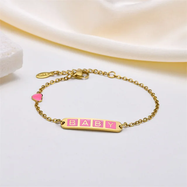 Cute Expressive Gold Plated Love Bracelet - Image 3