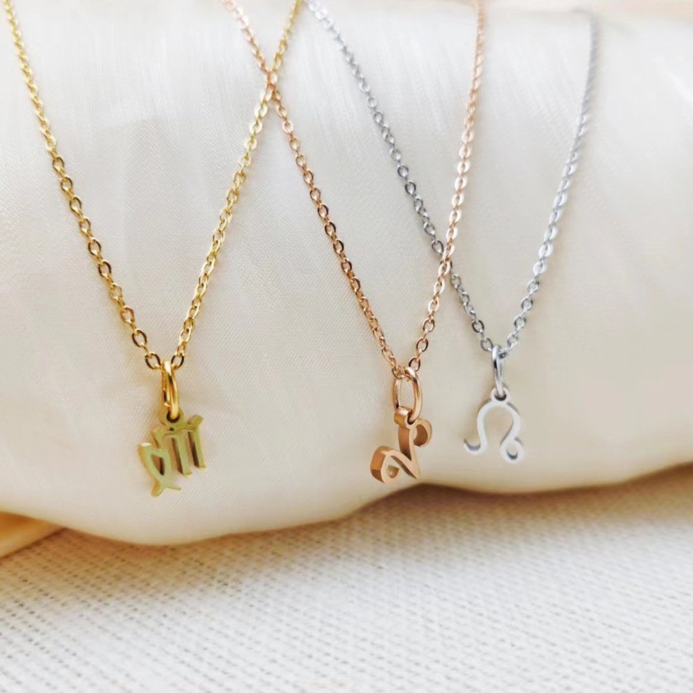 Personalized Zodiac Sign Gold Plated Necklace - Image 8
