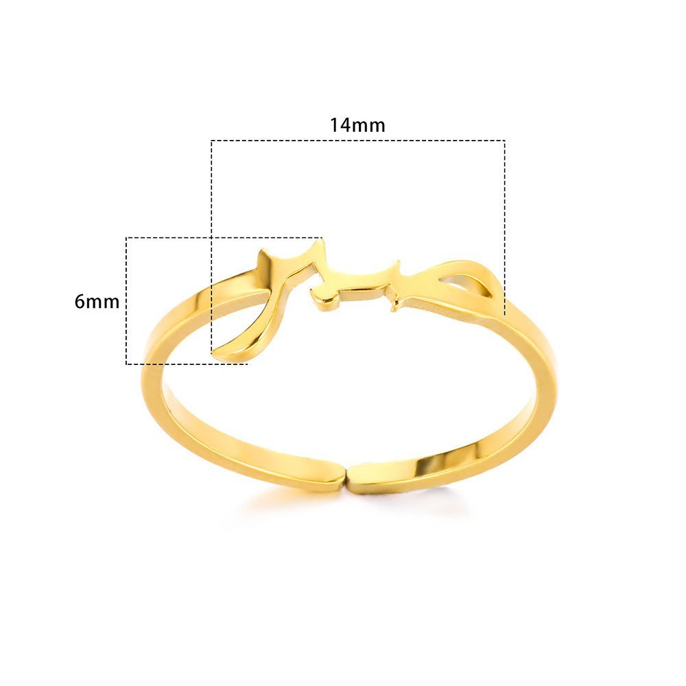 SABR Gold Plated Adjustable Ring - Image 2